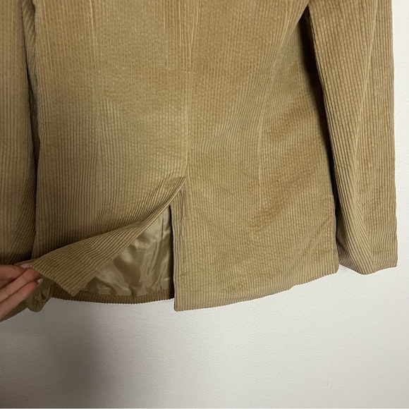 NWT Petal & Pup Tan Corduroy Blazer Jacket Double Breasted - Picture 11 of 12
